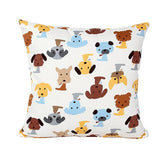 Dog Pattern Pillow Case Cover